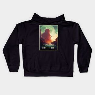 Cthulhu Poster Kids Hoodie